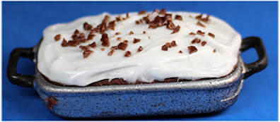 Chocolate cake / vanilla icing