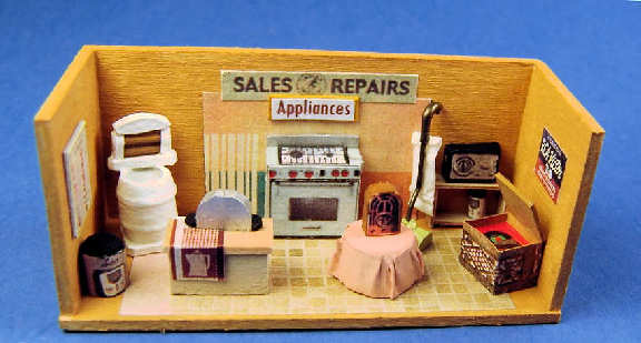 Antique apppliance roombox - 1/144 scale