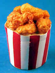 Bucket of fried chicken