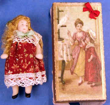 Doll for a doll in a box #e