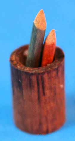 Rustic pencil holder