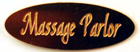 Massage parlor sign
