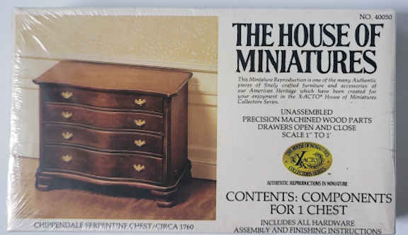 Chippendale serpentine chest - kit (image for) Chippendale serpentine chest - kit