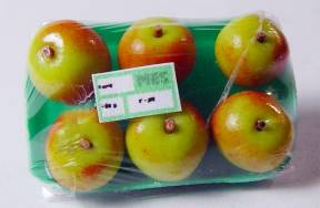 Apples in package