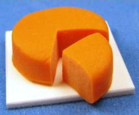 Red Leicester cheese (orange cheddar)