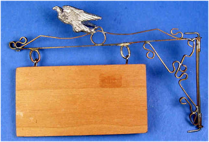 Blank wood sign - eagle ornament