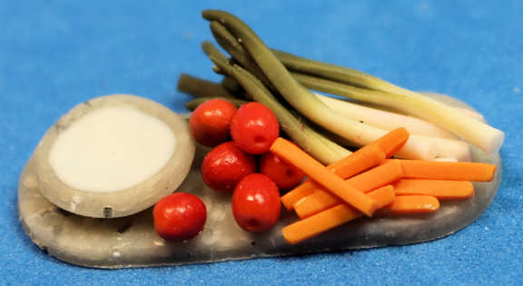 Veggie dip tray - rectangle