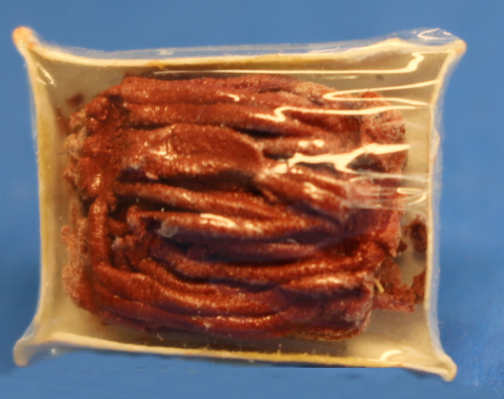 Packaged hamburbger meat