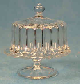 Cake stand with cover - crystalline