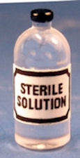Sterile solution bottle