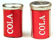 Cola cans - set of 2