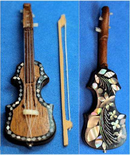 Violin with mother of pearl accents