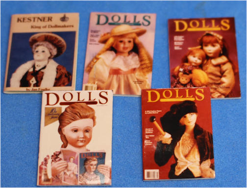 Doll magazines - covers only