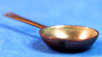 Copper skillet - small (1/2 scale?) (image for) Copper skillet - small (1/2 scale?)