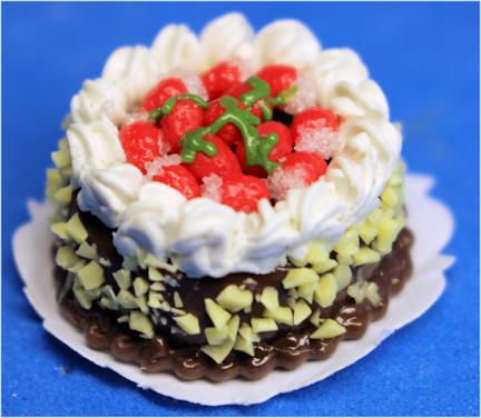 Strawberry chocolate cake
