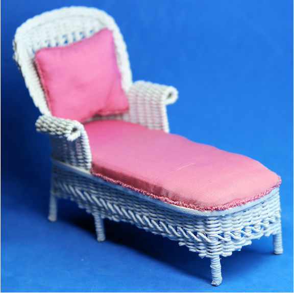 Wicker chaise by McCurley