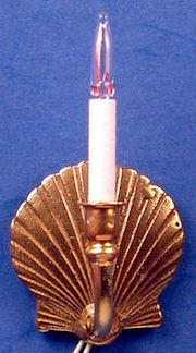 Shell sconce