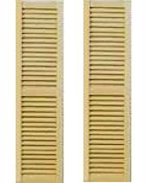 Shutters - louvered set of 2