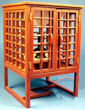 Display cabinet lighted- Japanese style