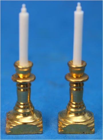 Candlesticks - brass