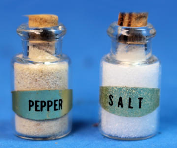 Salt and white pepper