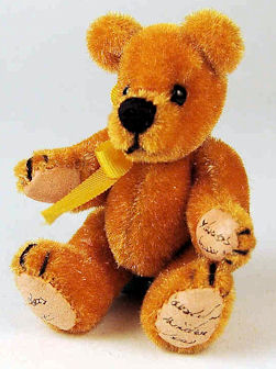 Stuffed animal - gold teddy bear