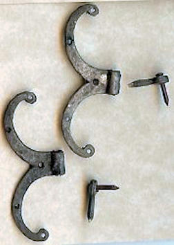 Spanish colonial pintle hinge - set of 2
