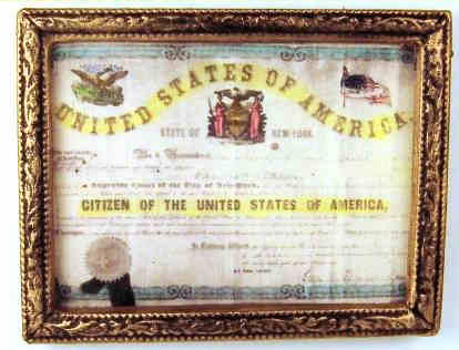 Citizenship certificate