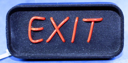 Neon sign - Exit