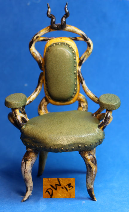 Horned chair by David Ward