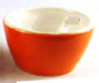 Fiesta ware bowl - orange - Click Image to Close