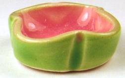 Candy dish - green/red