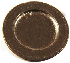 Plate - smooth surface pewter