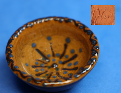 Decorative bowl - clay