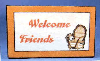Welcome mat - friends