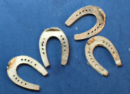 Horseshoes - set of 4 - Click Image to Close