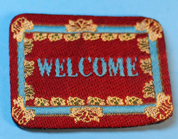 Welcome mat - woven
