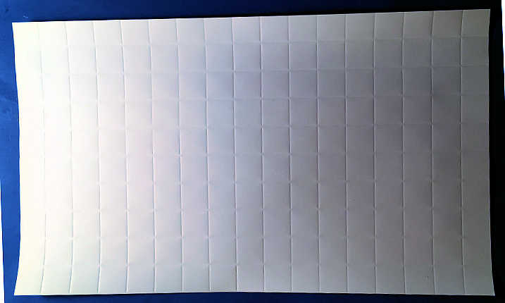 Faux tile sheets - white - set of 4