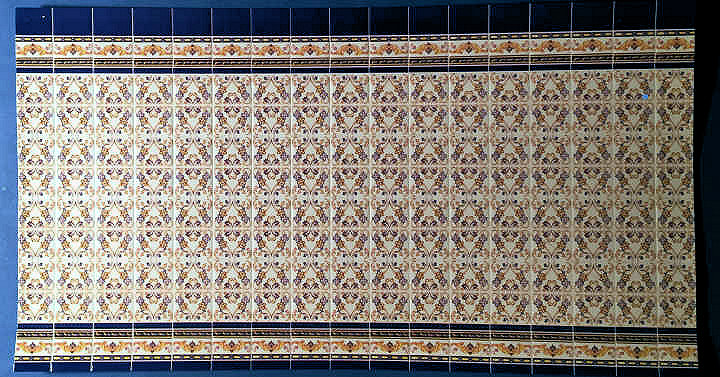 Faux tile sheets- set of 4