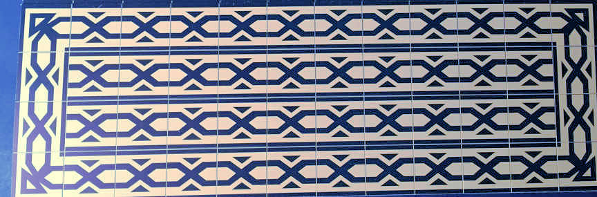 Faux tile sheets - set of 4