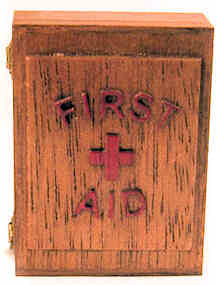 First aid cabinet - filled