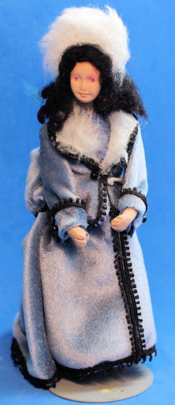 Doll - lady in winter outfit