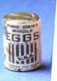 Can of dried eggs