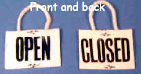 Store sign - open/closed