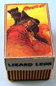 Lizard legs box