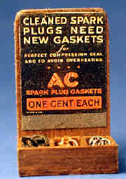 Spark plug gasket display