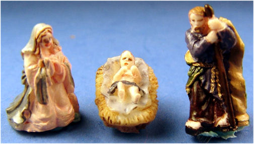 Christ's birth figurines