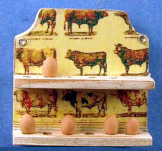 (image for) Country style egg shelf - distressed