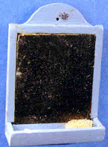(image for) Kitchen blackboard - blue "used"