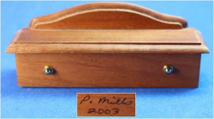 (image for) Shelf with drawer by P Mills